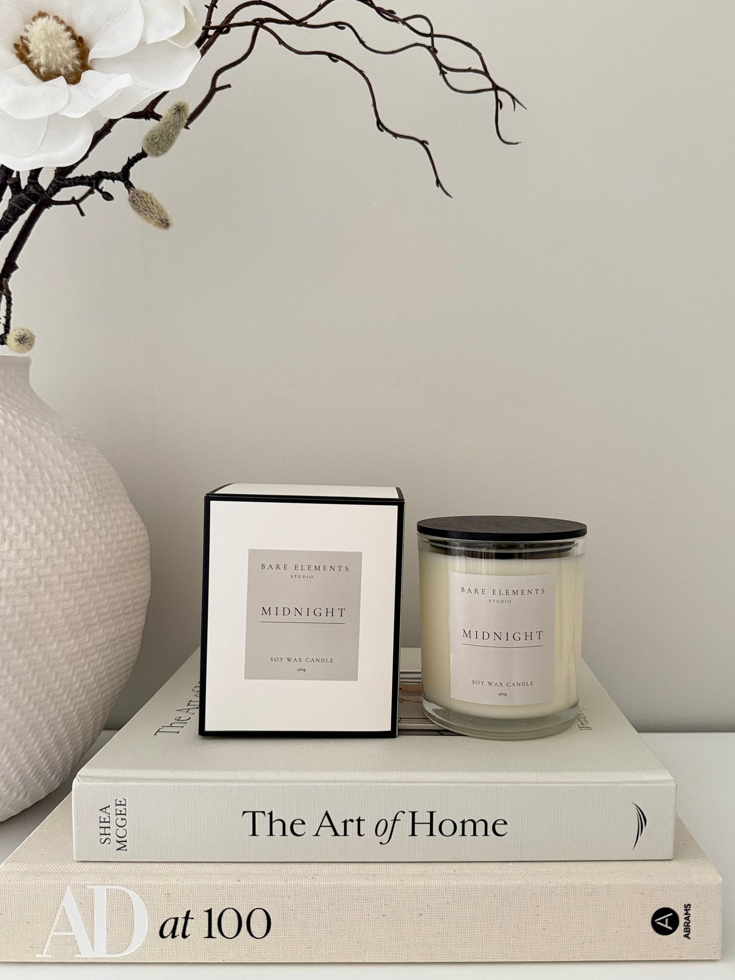 Midnight Soy Wax Candle 460g