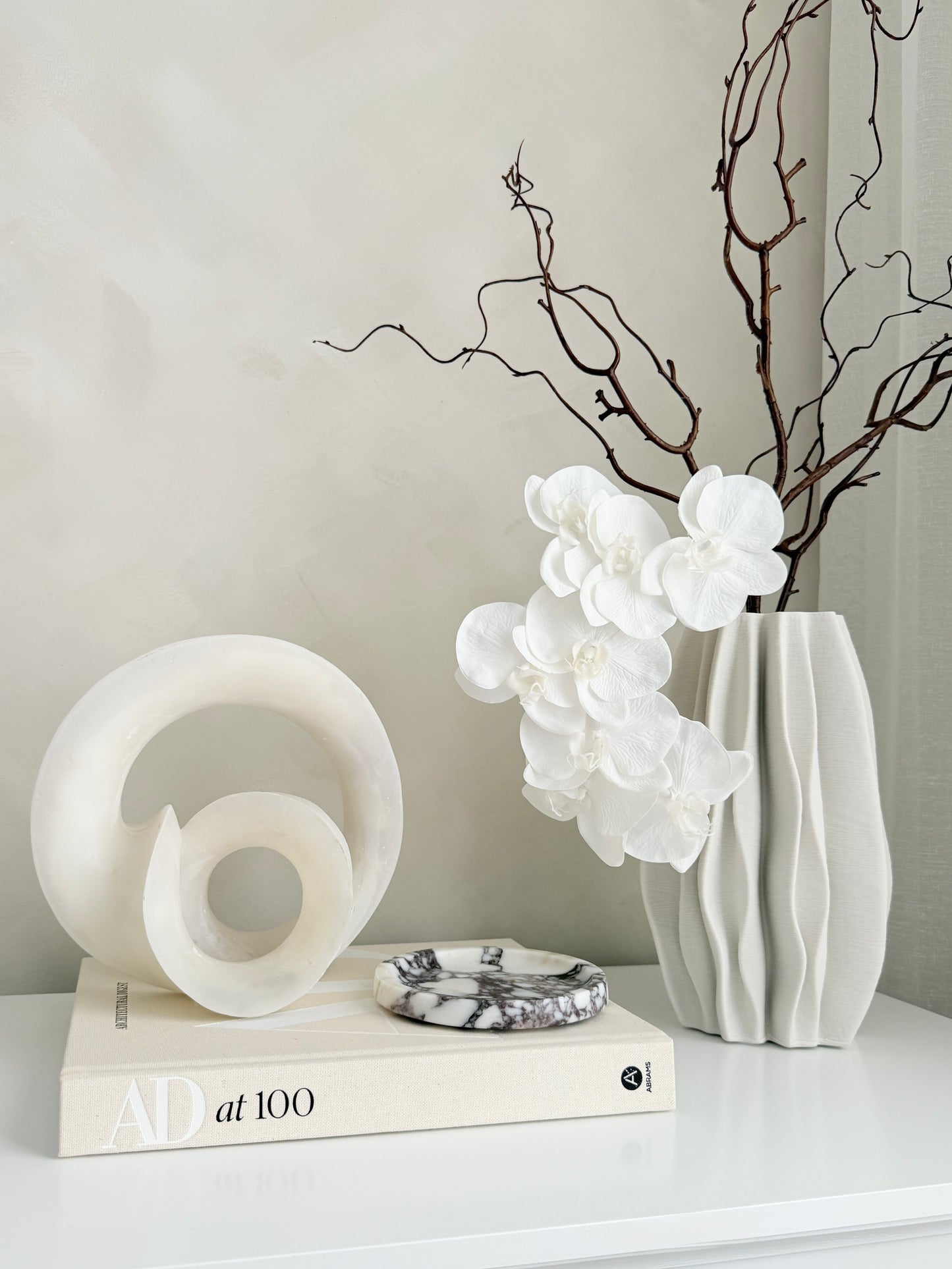 Phalaenopsis Orchid Stem White