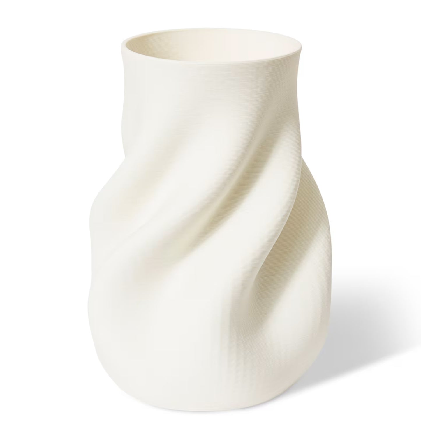 Luma White Vase 30cm
