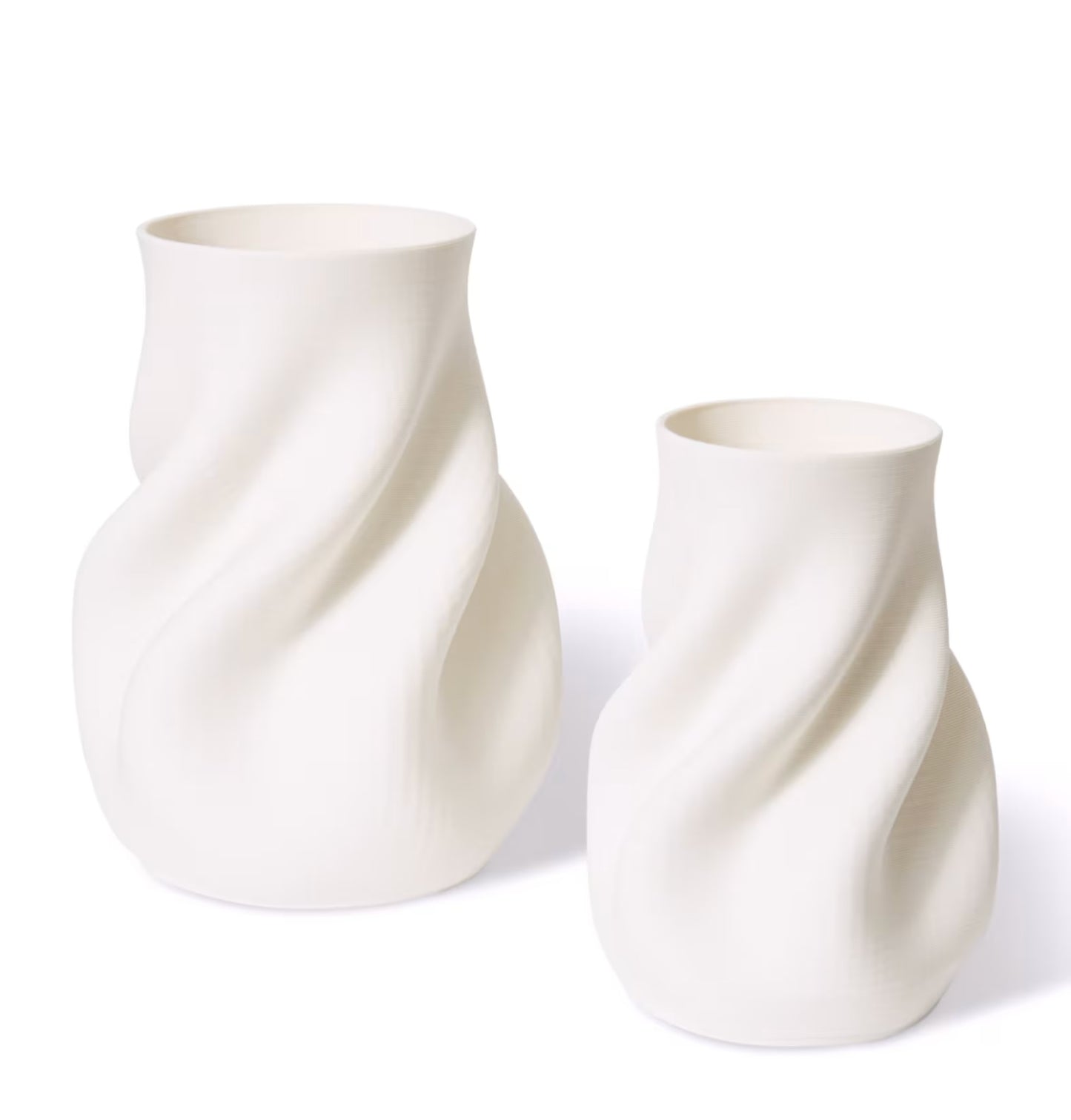 Luma White Vase 24cm