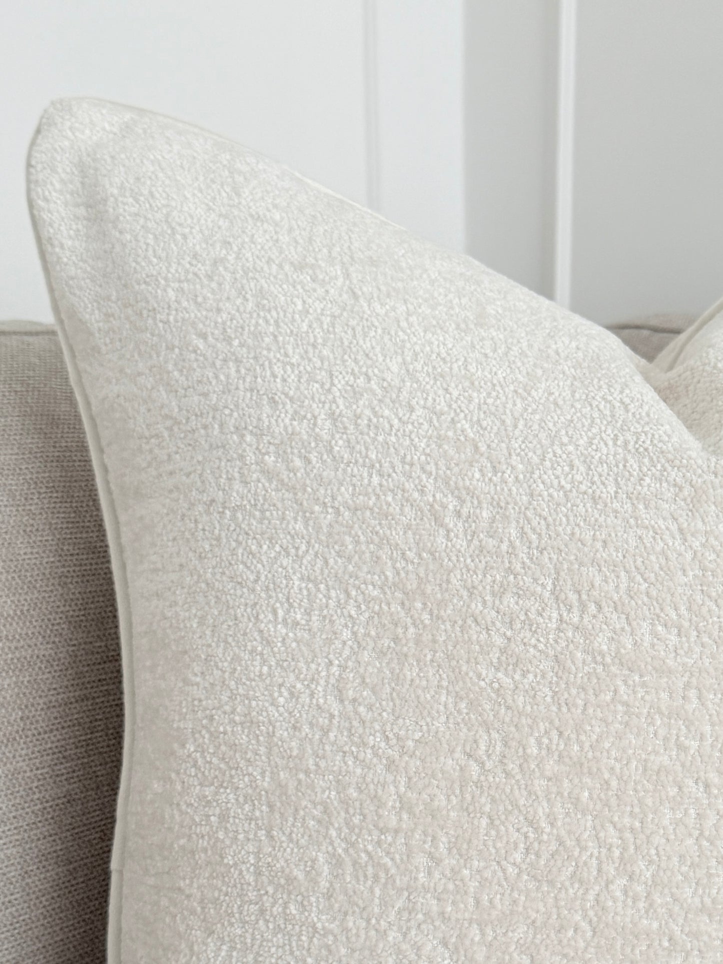 Dove Chenille Cushion Cover