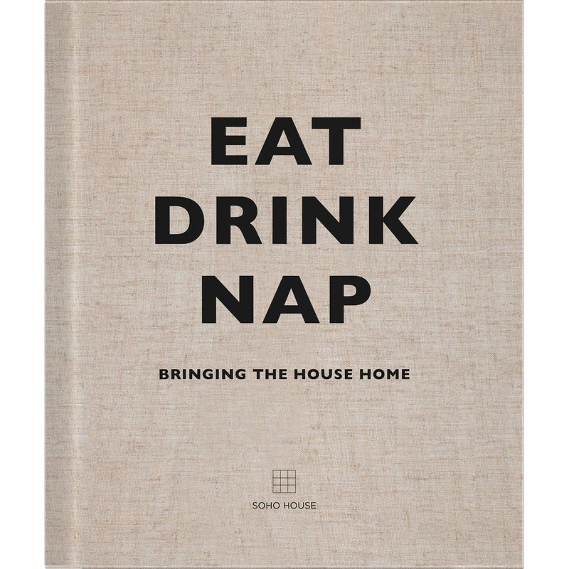 Eat Drink Nap Hard Cover Book