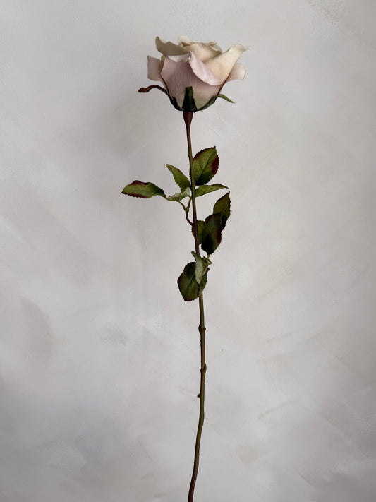 Dusty Pink Faux Rose Stem