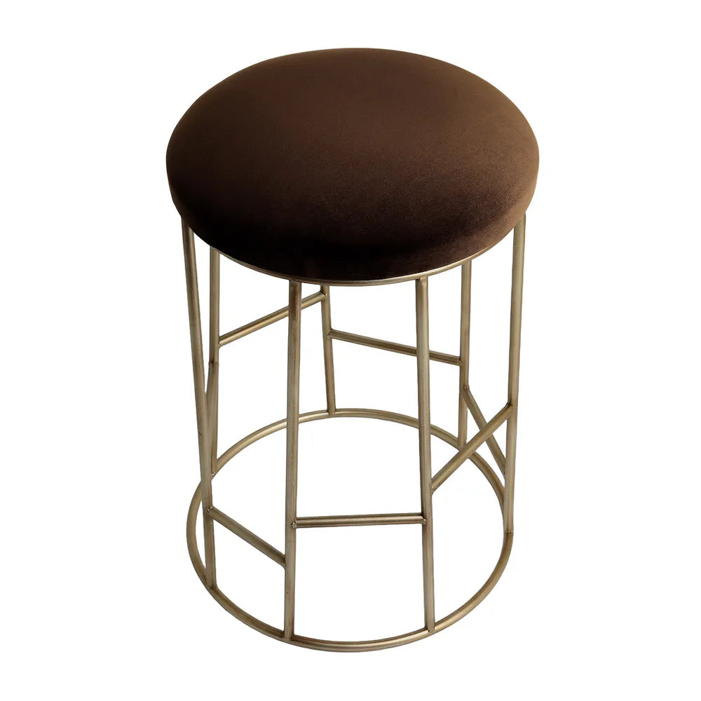 Axis Gold Steel Kitchen Stool