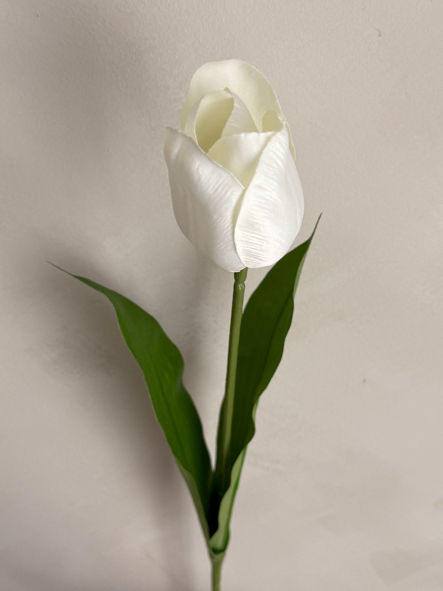 White Faux Tulip