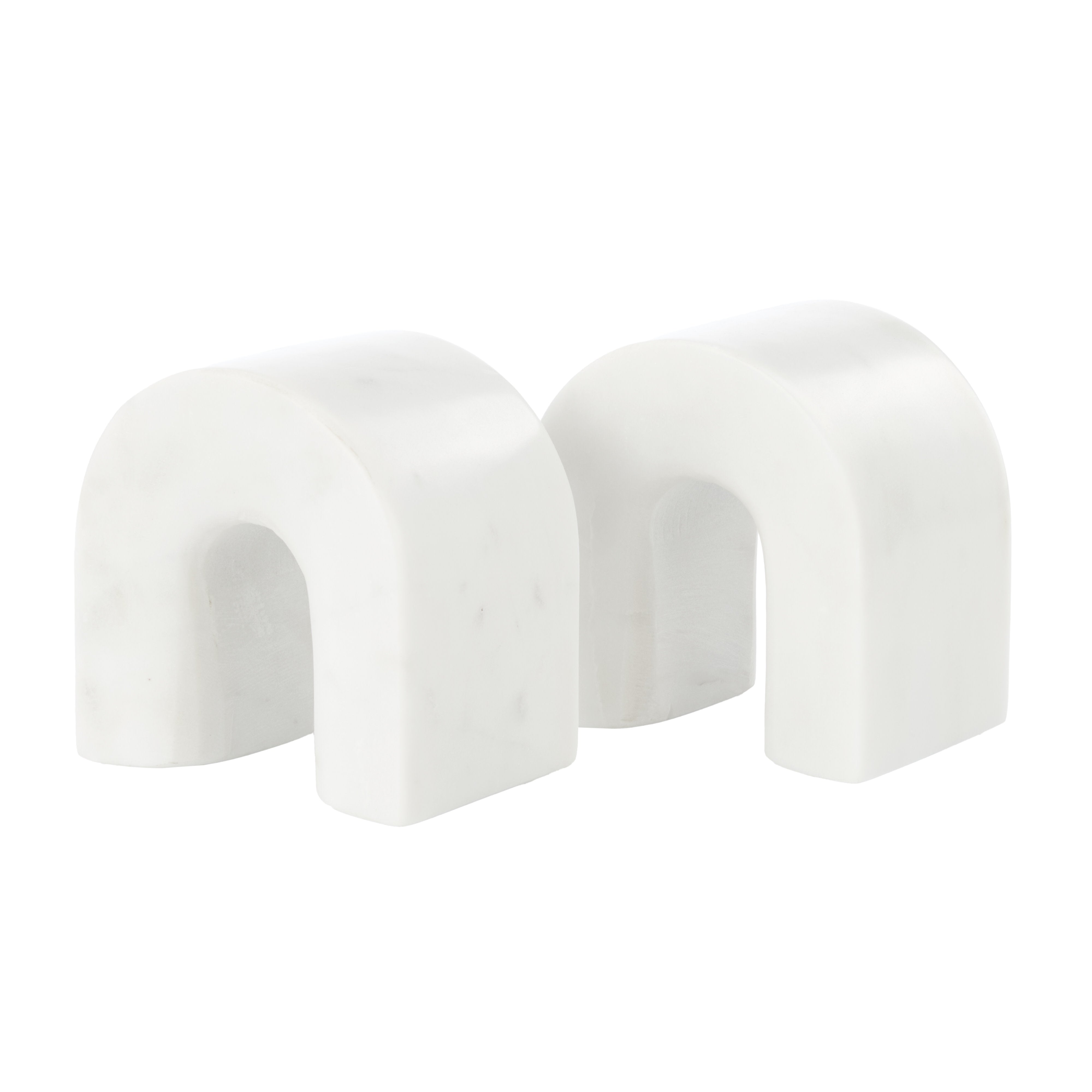 Marble Bookends