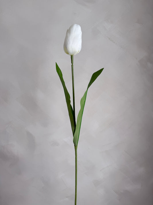 White Faux Tulip