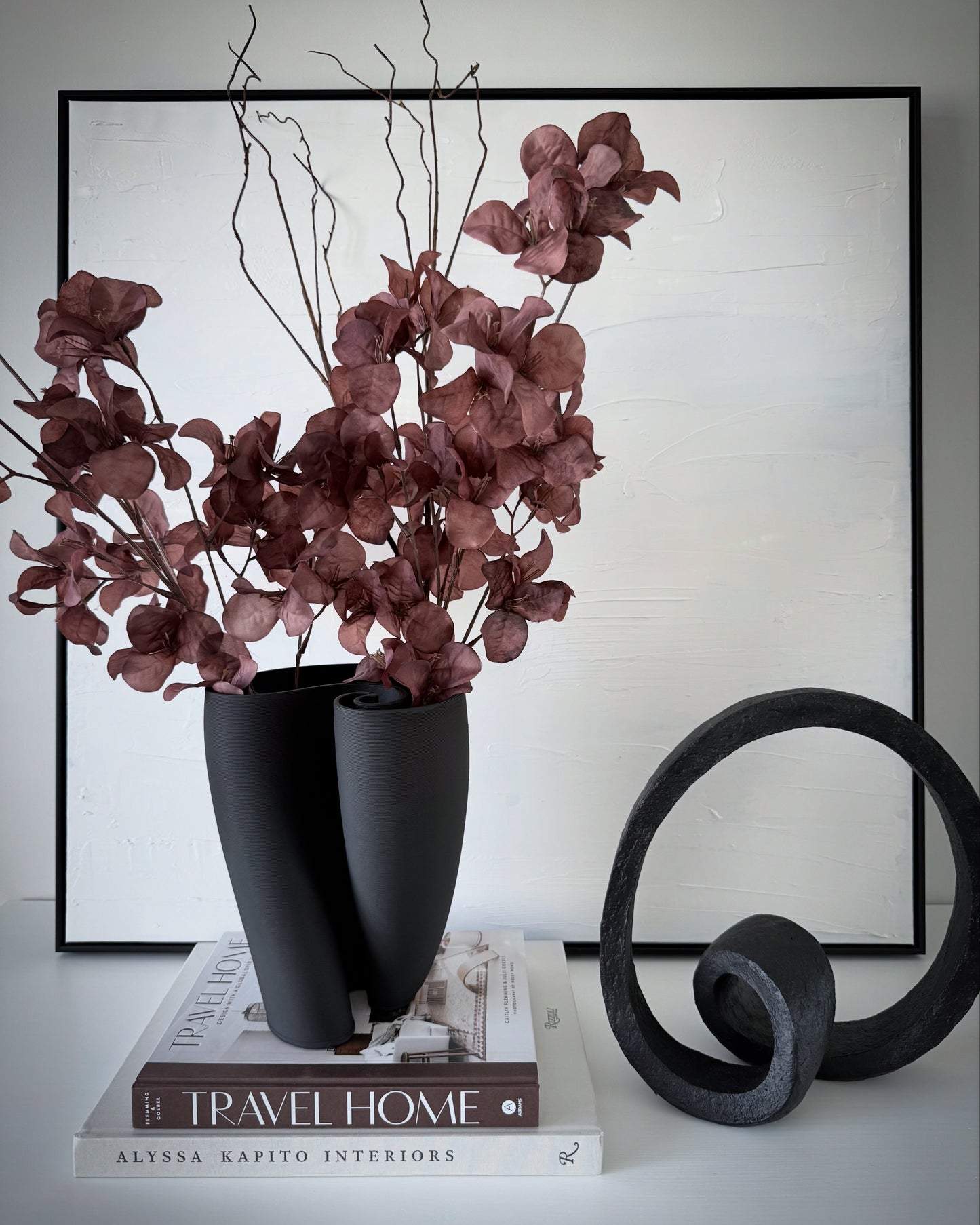 Jade Vase Black 24cm