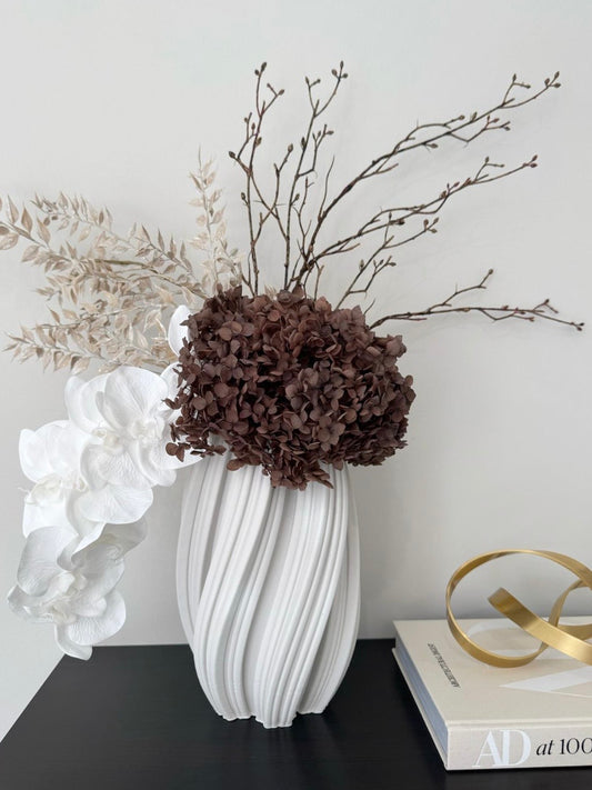 Emma White Vase Large 31cm