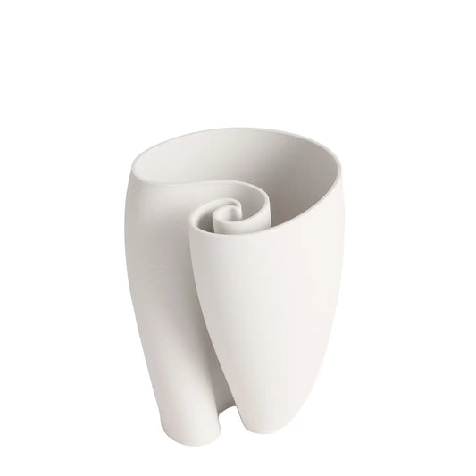 Jade White Vase Small