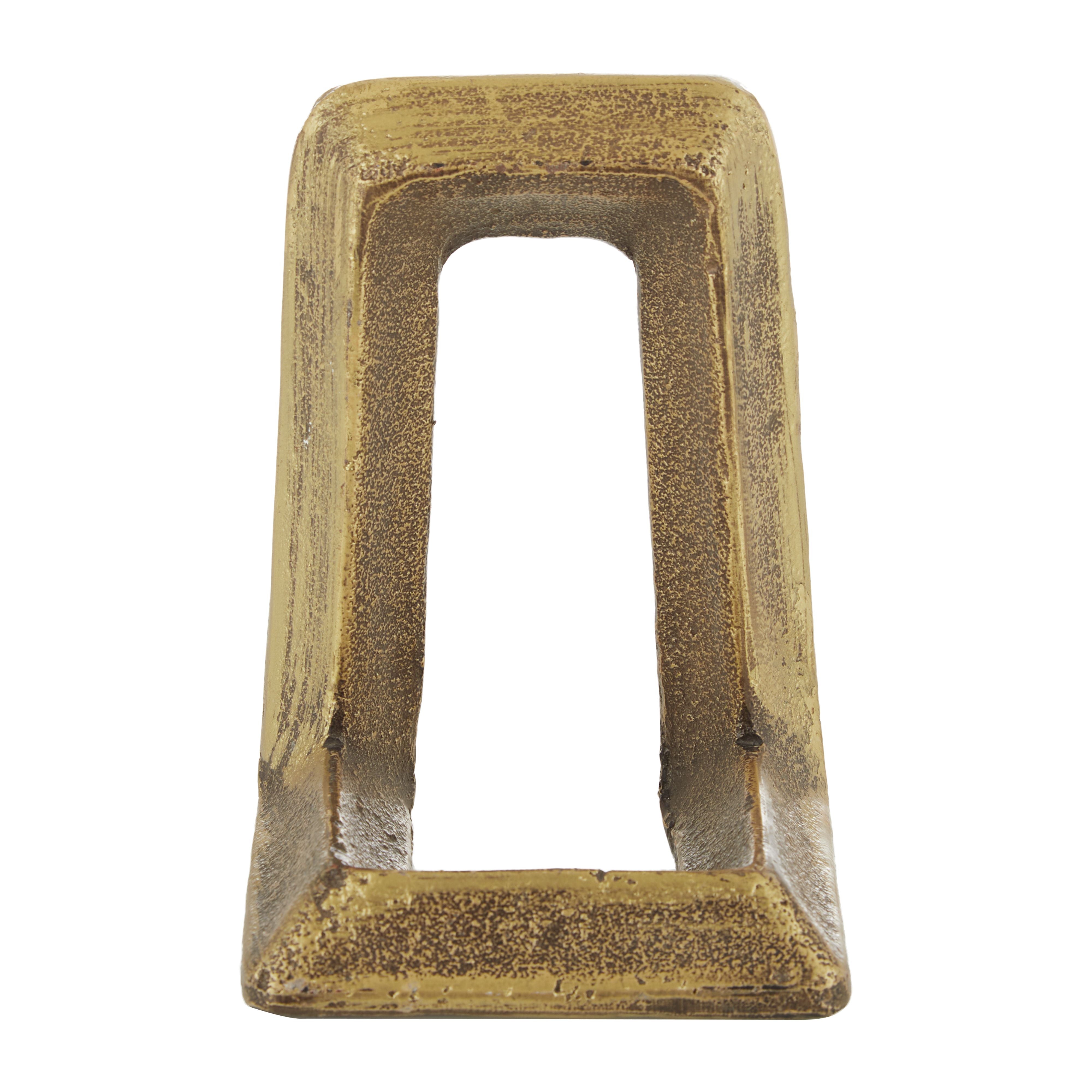 Gold Bookends