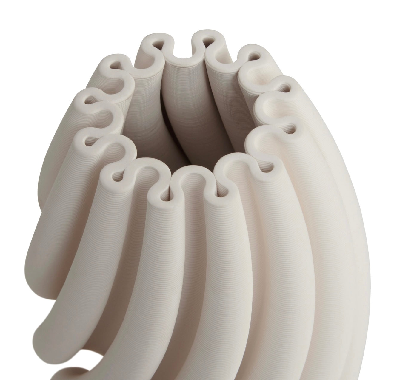 Stella White Vase 29cm