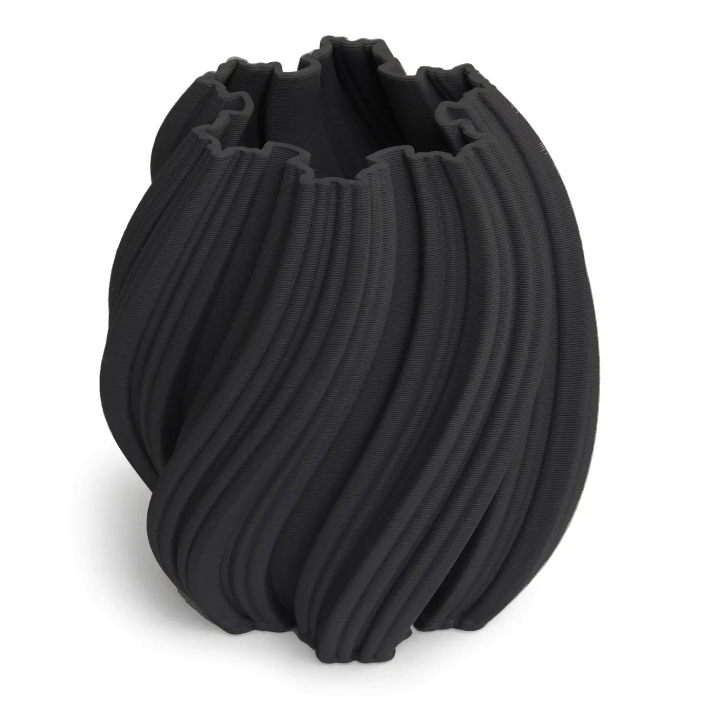 Emma Black Vase 21cm
