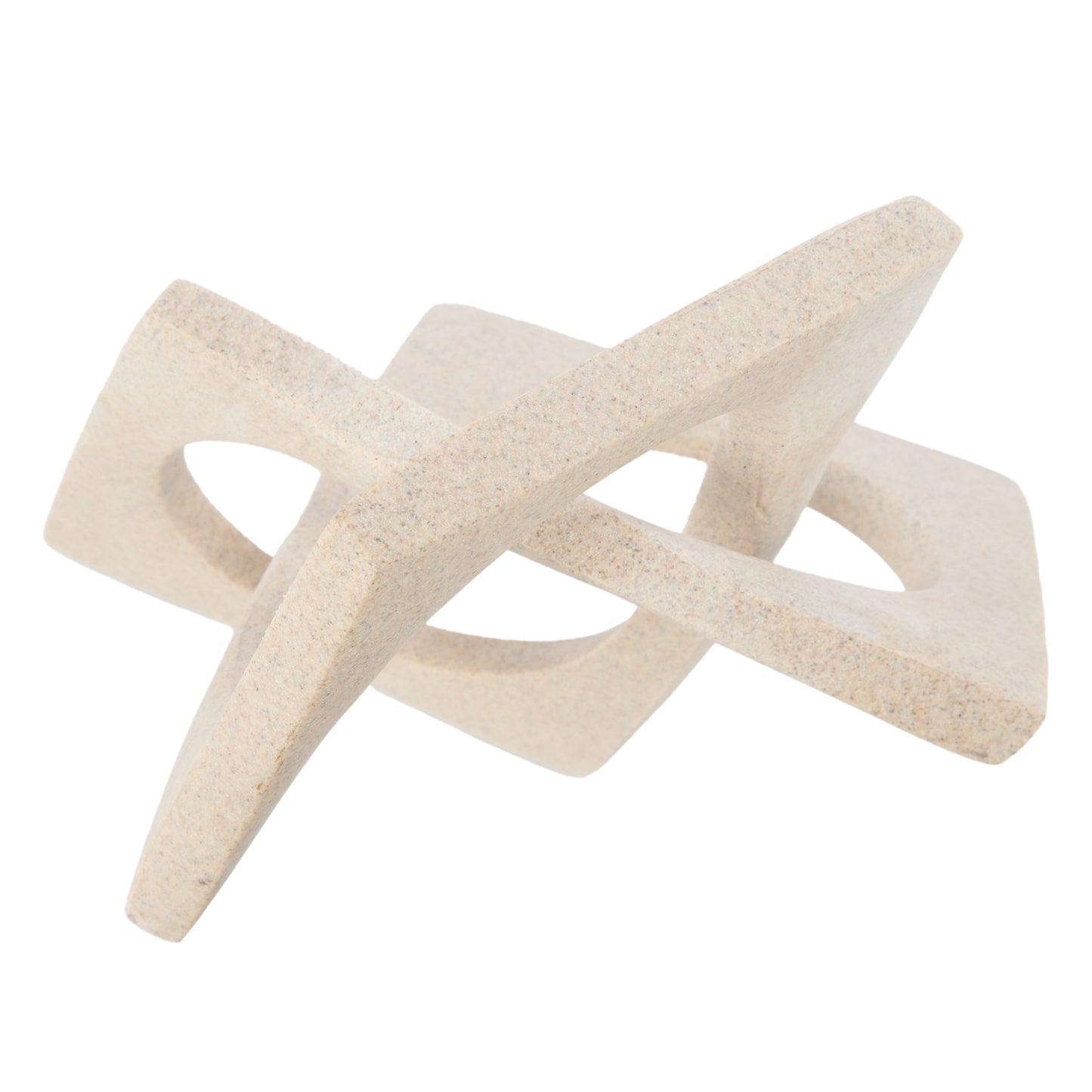 Beige Infinity Sculpture