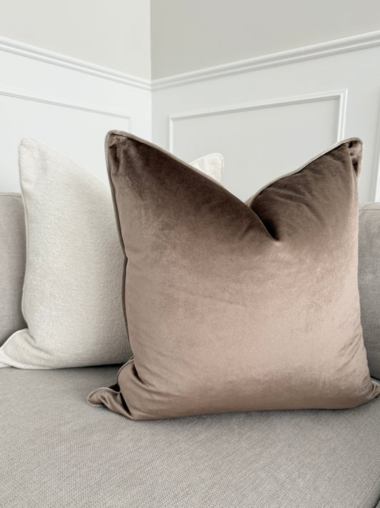 Bronze Luxe Velvet Cushion Cover