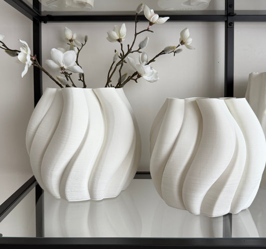 Celeste White Vase 26cm