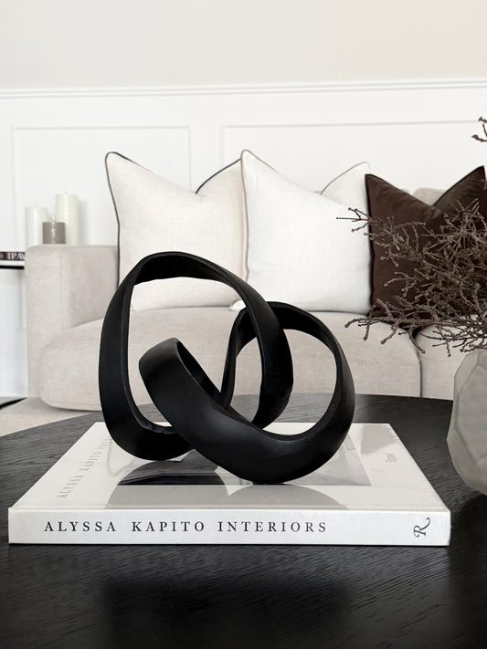 Orikai Black Sculpture