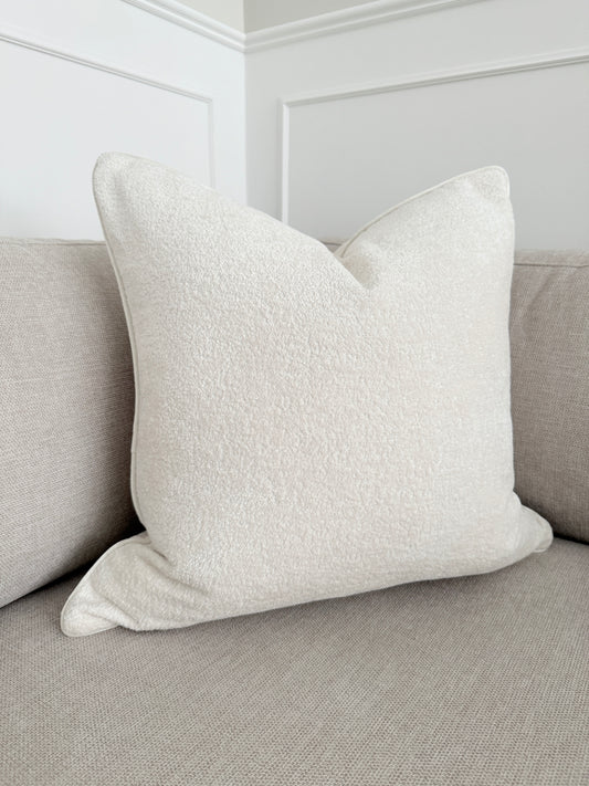Dove Chenille Cushion Cover