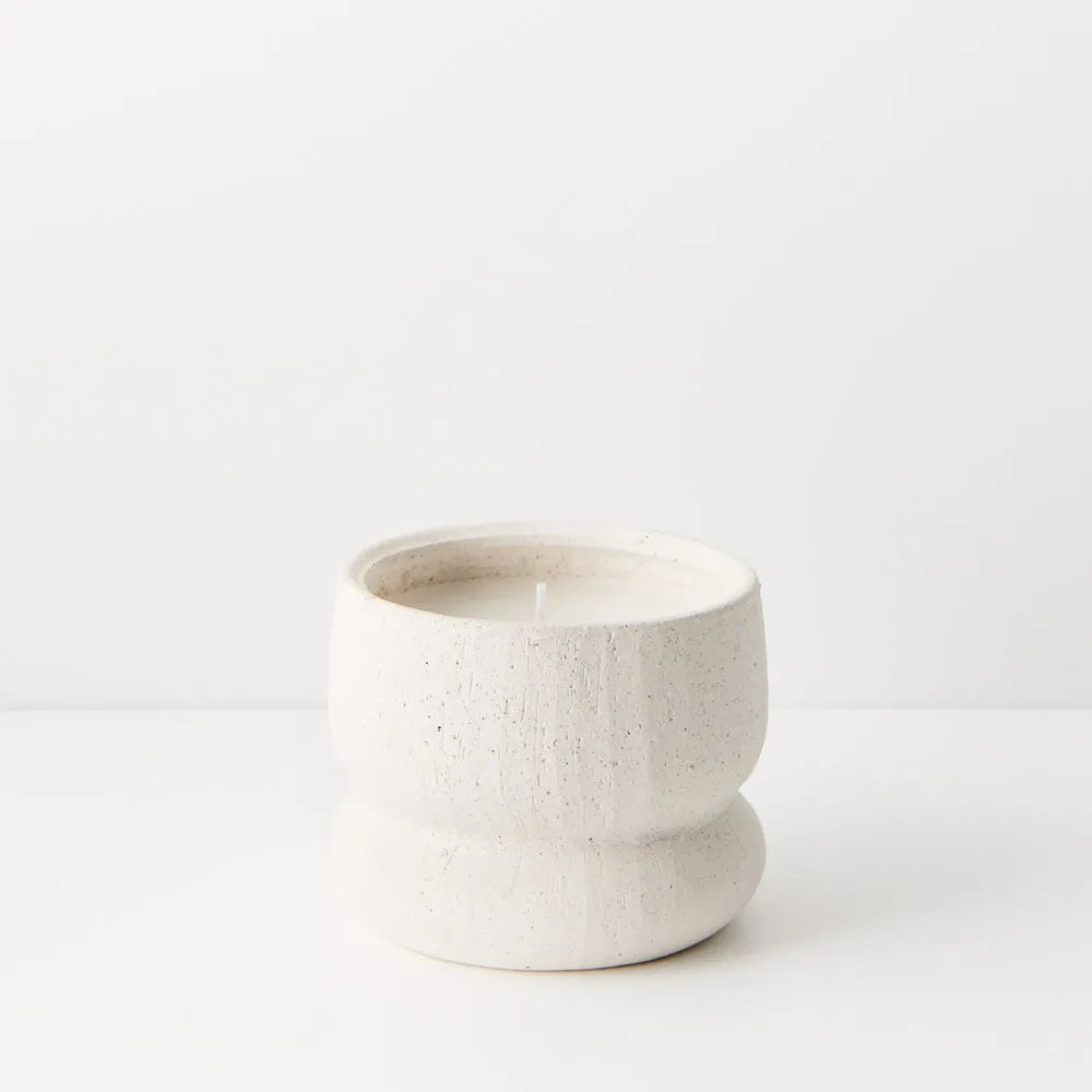 Bergamot Candle White