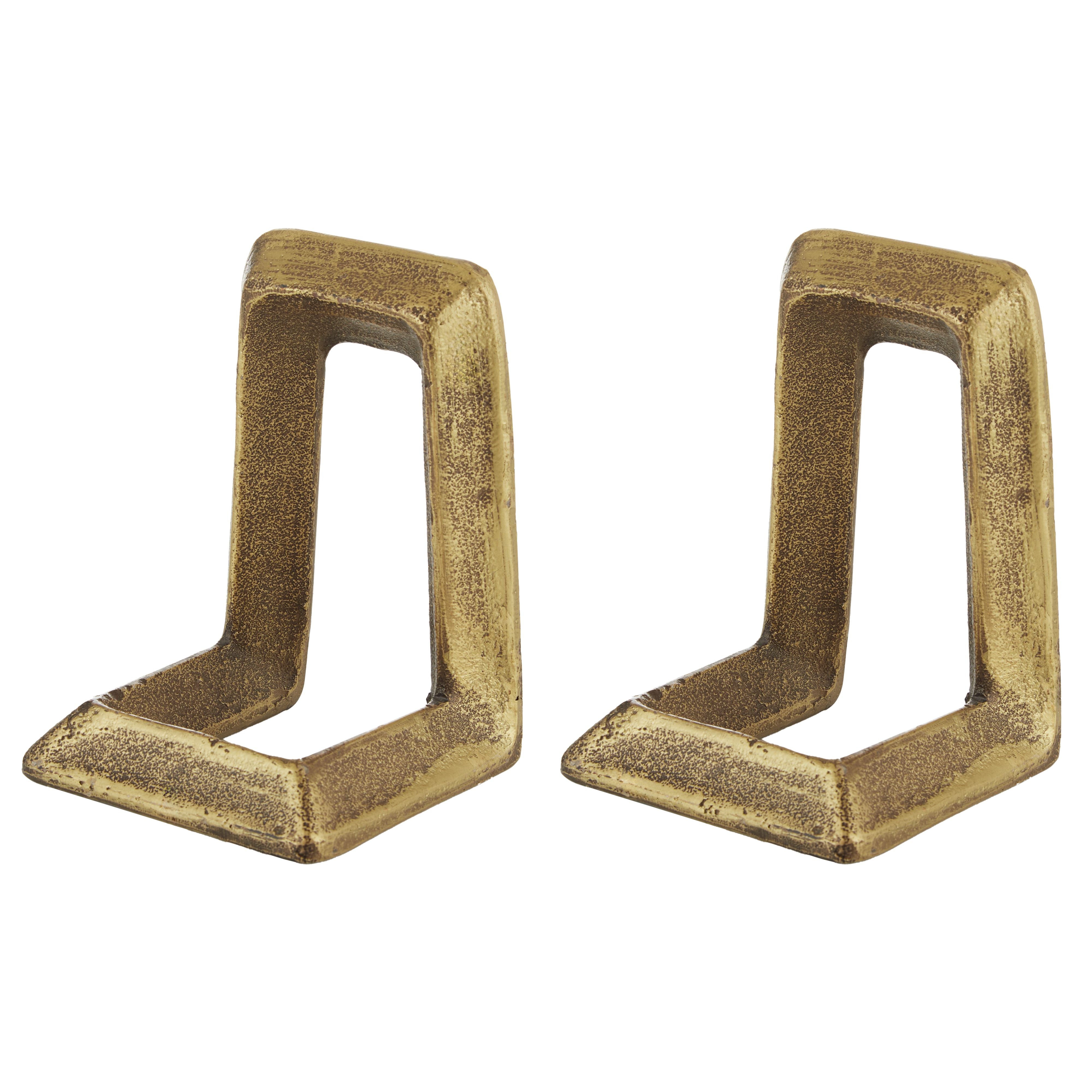 Gold Bookends