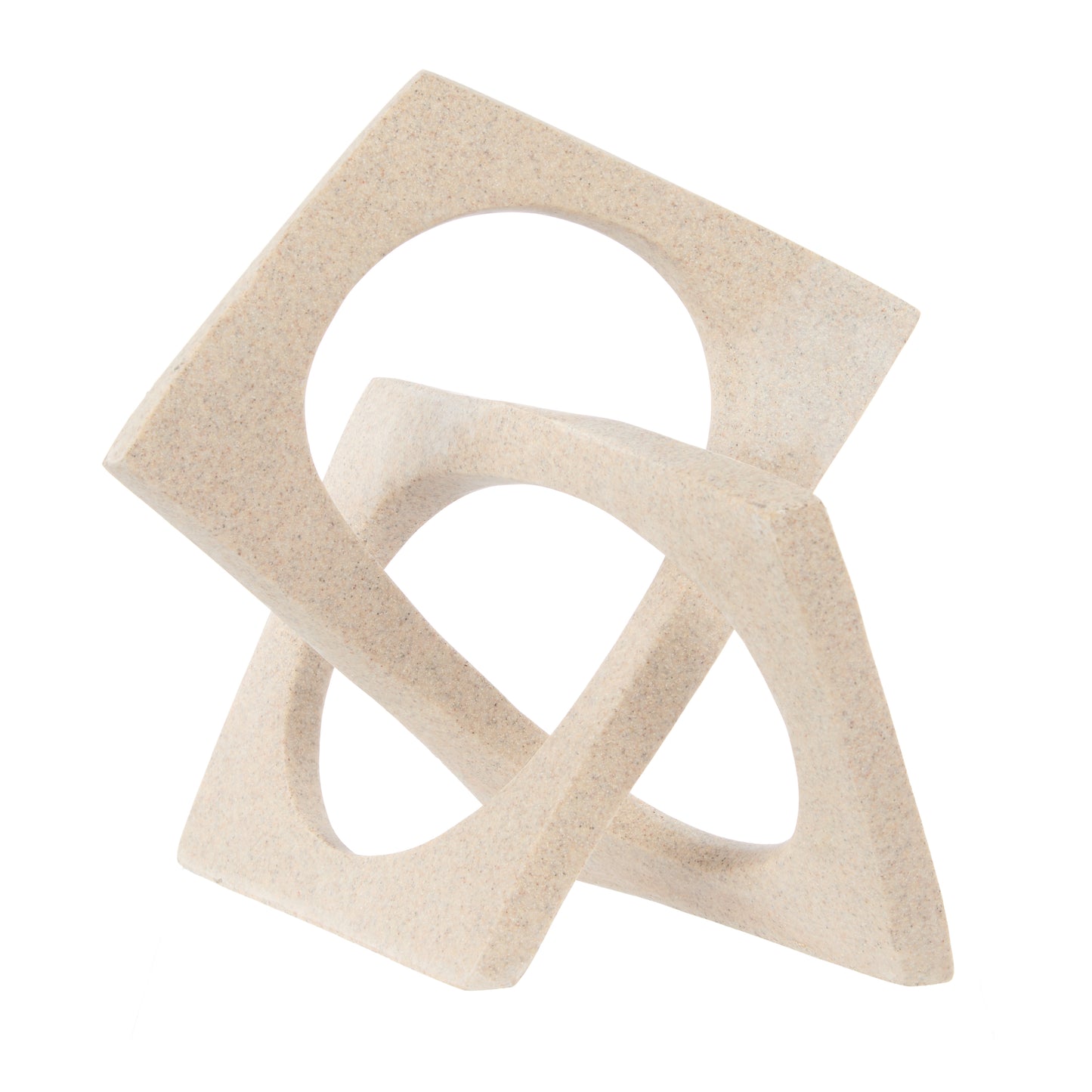 Beige Infinity Sculpture