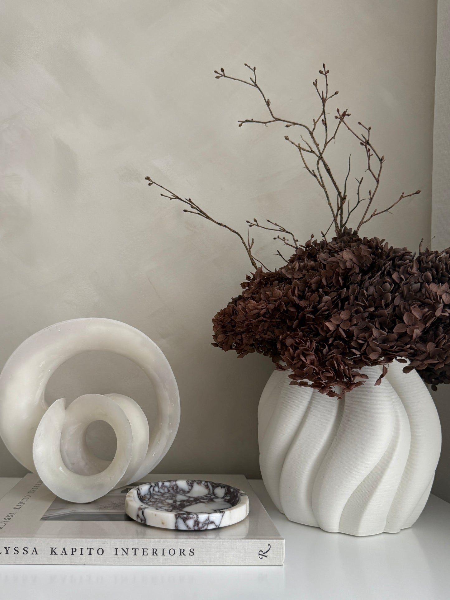 Marble Trinket Round