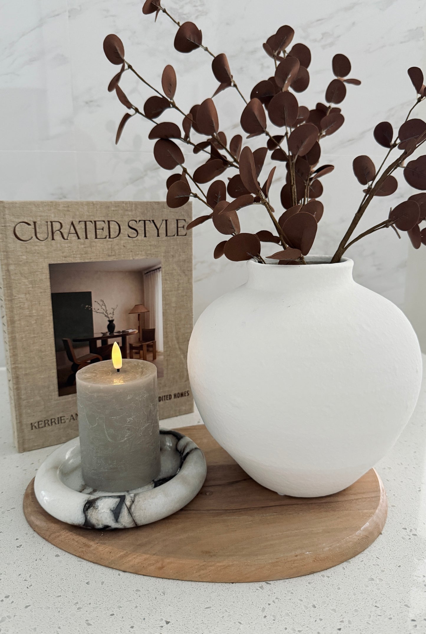 Cleo Vase White