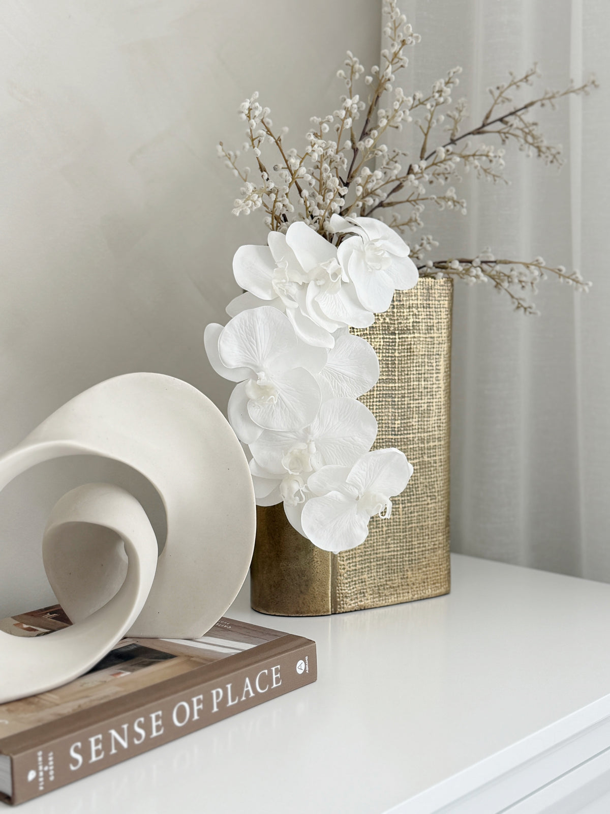 Phalaenopsis Orchid Stem White