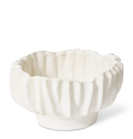 Tide Ivory Ceramic Bowl