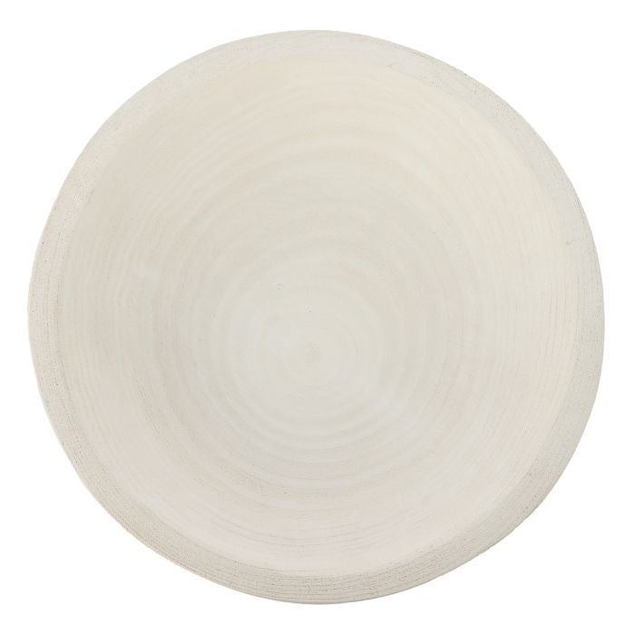 White Footed Timber Bowl