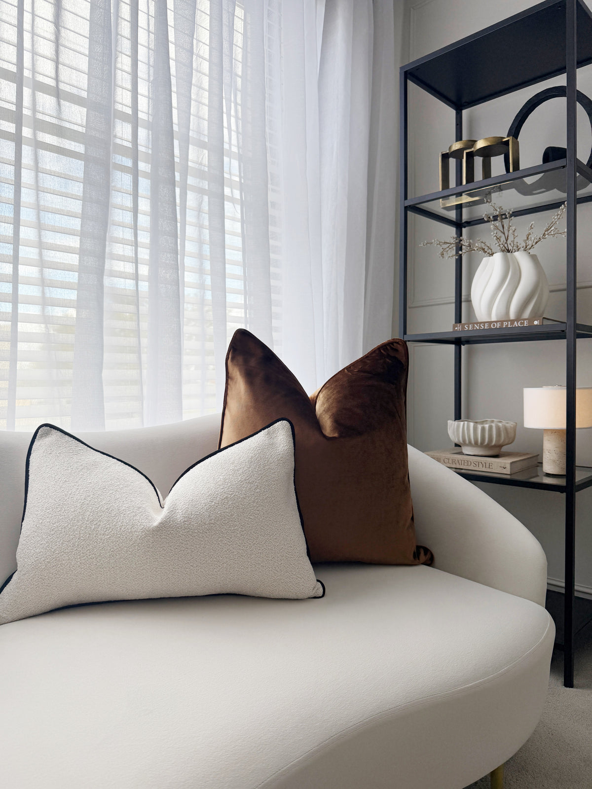 Caramel Luxe Cushion Cover 55x55cm