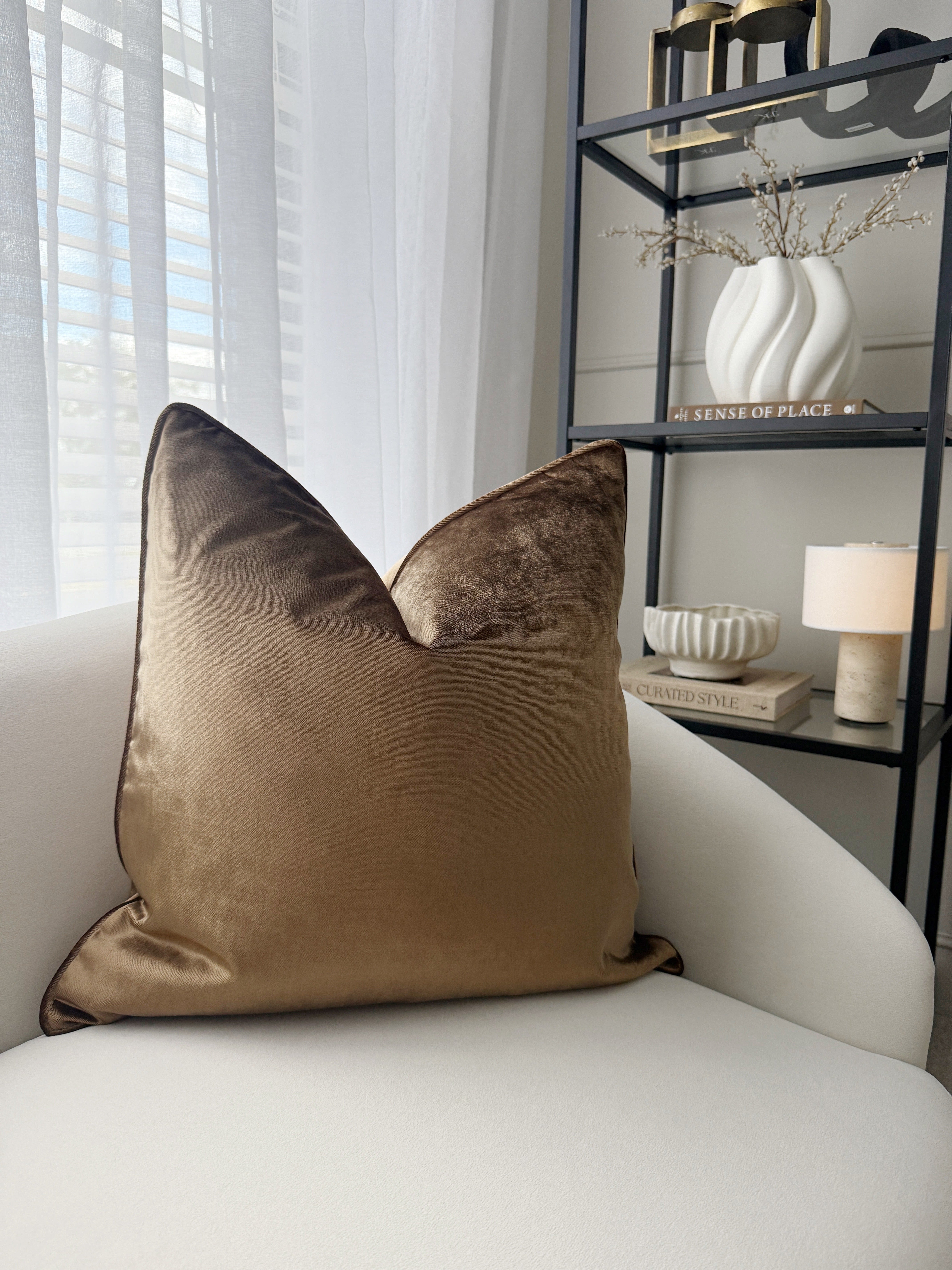 Tuscany Luxe Velvet Cushion Cover 55x55cm