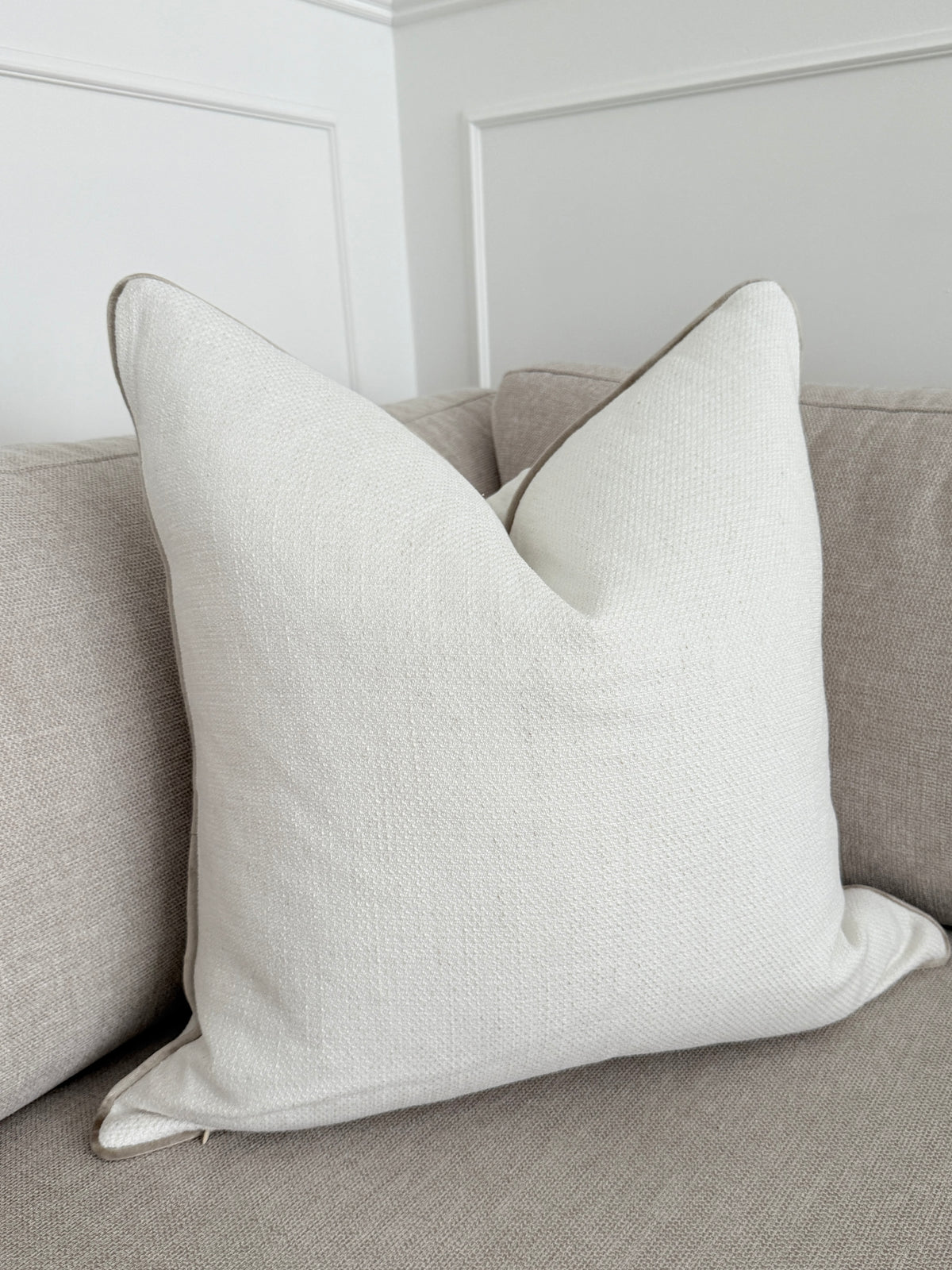 Soleil Luxe Trim Cushion Cover
