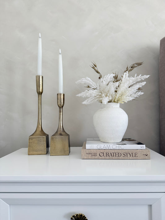 Hilton Brass Candle Stand