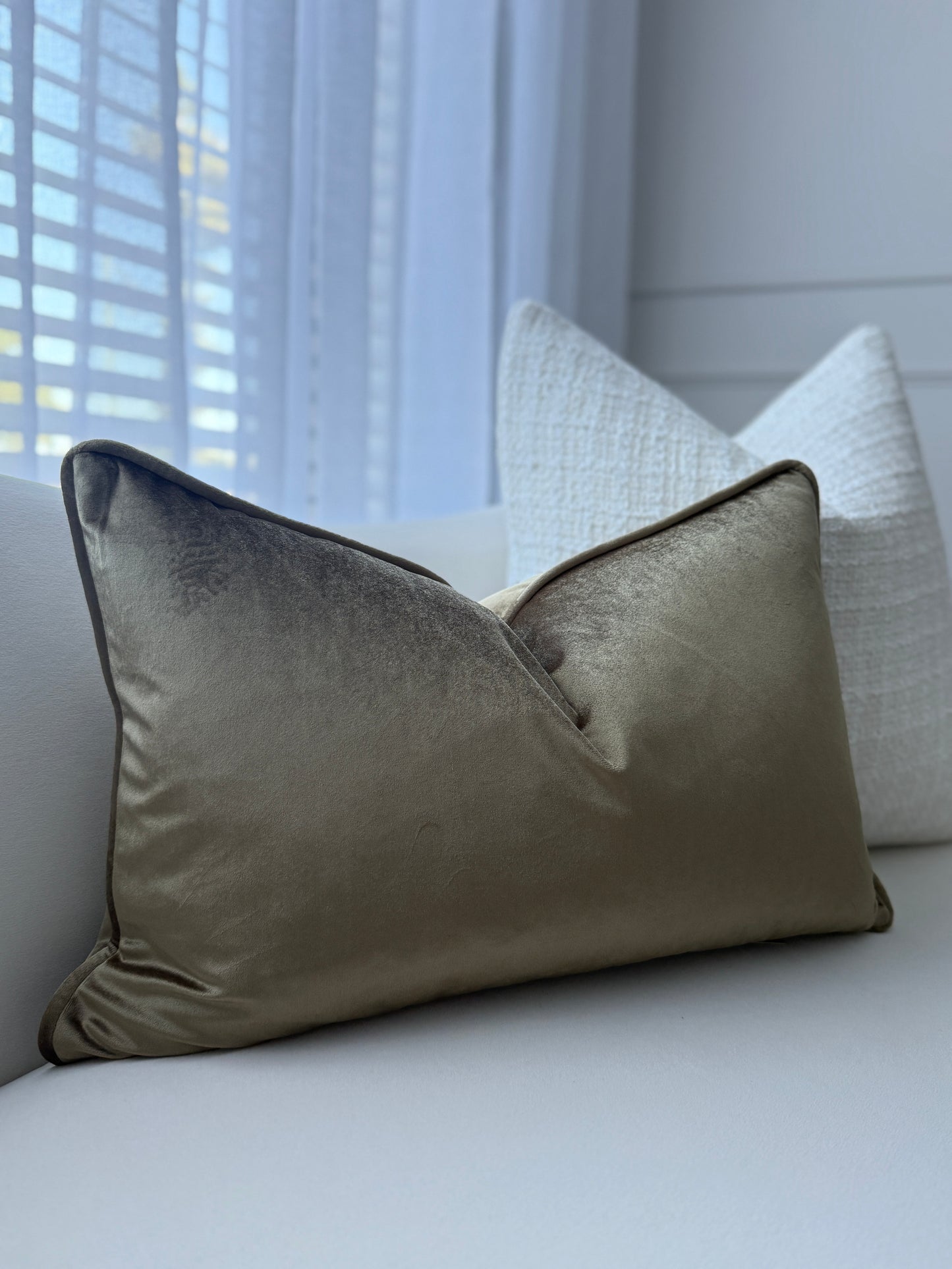 Gold Rectangle Cushion 35x55cm