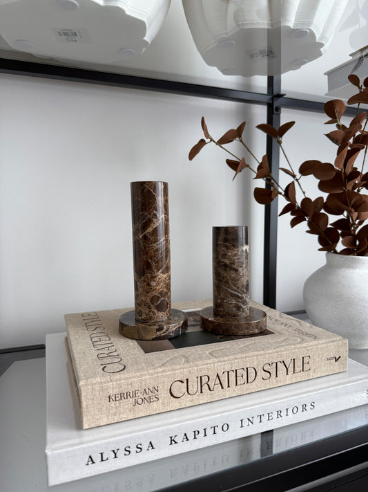 Vellaro Marble Candle Holder Medium
