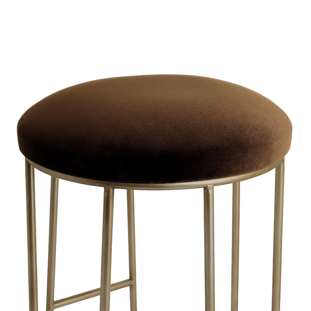 Axis Gold Steel Kitchen Stool
