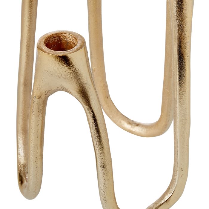 Charlie Gold Candle Holder