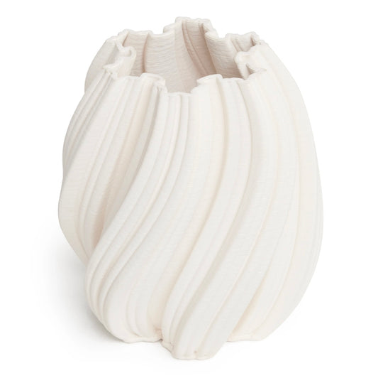 Emma White Vase 21cm