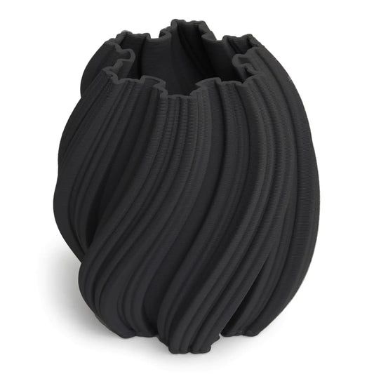 Emma Black Vase 21cm